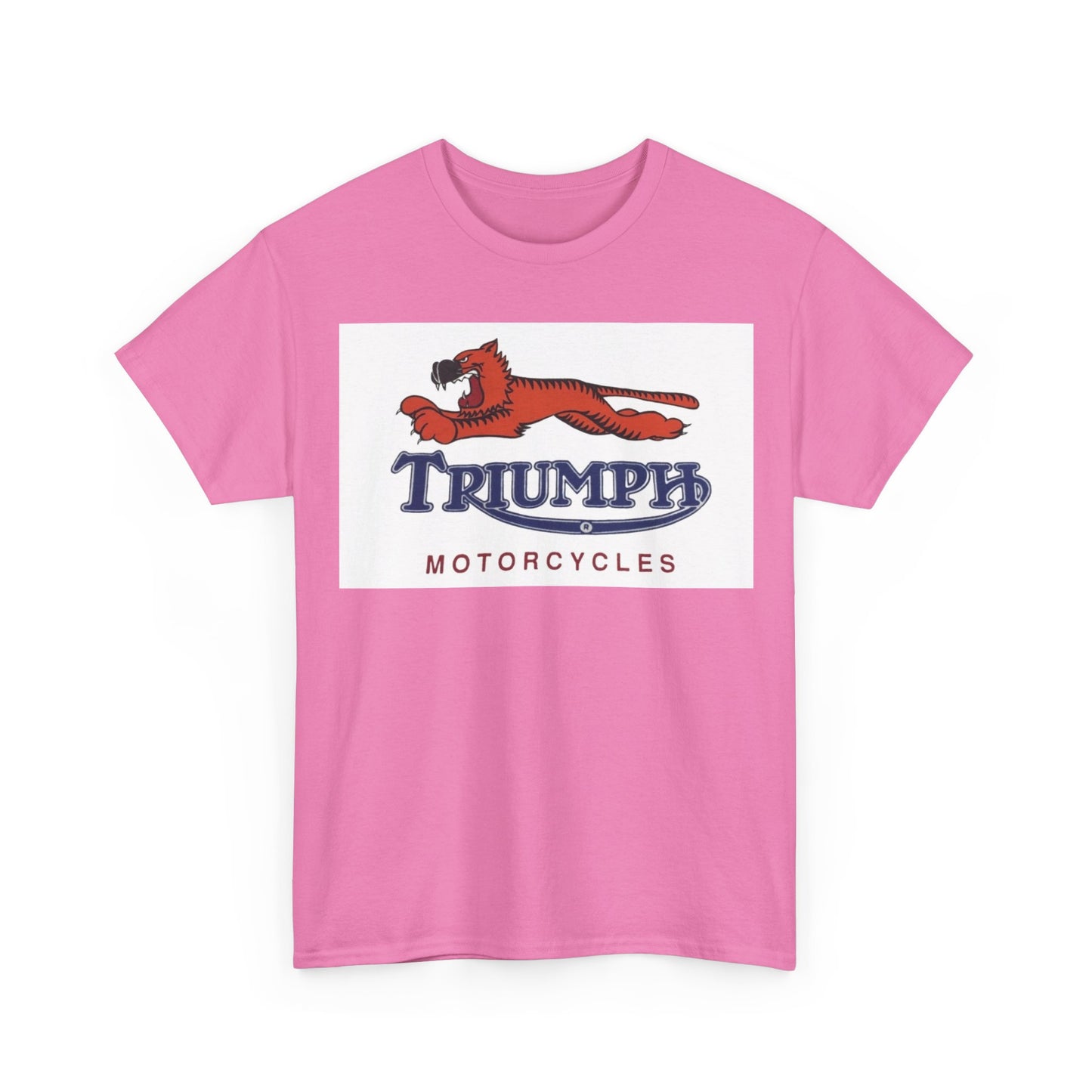 Triumph T-shirt vintage motorcycles nostalgia Tiger Unisex Heavy Cotton Tee