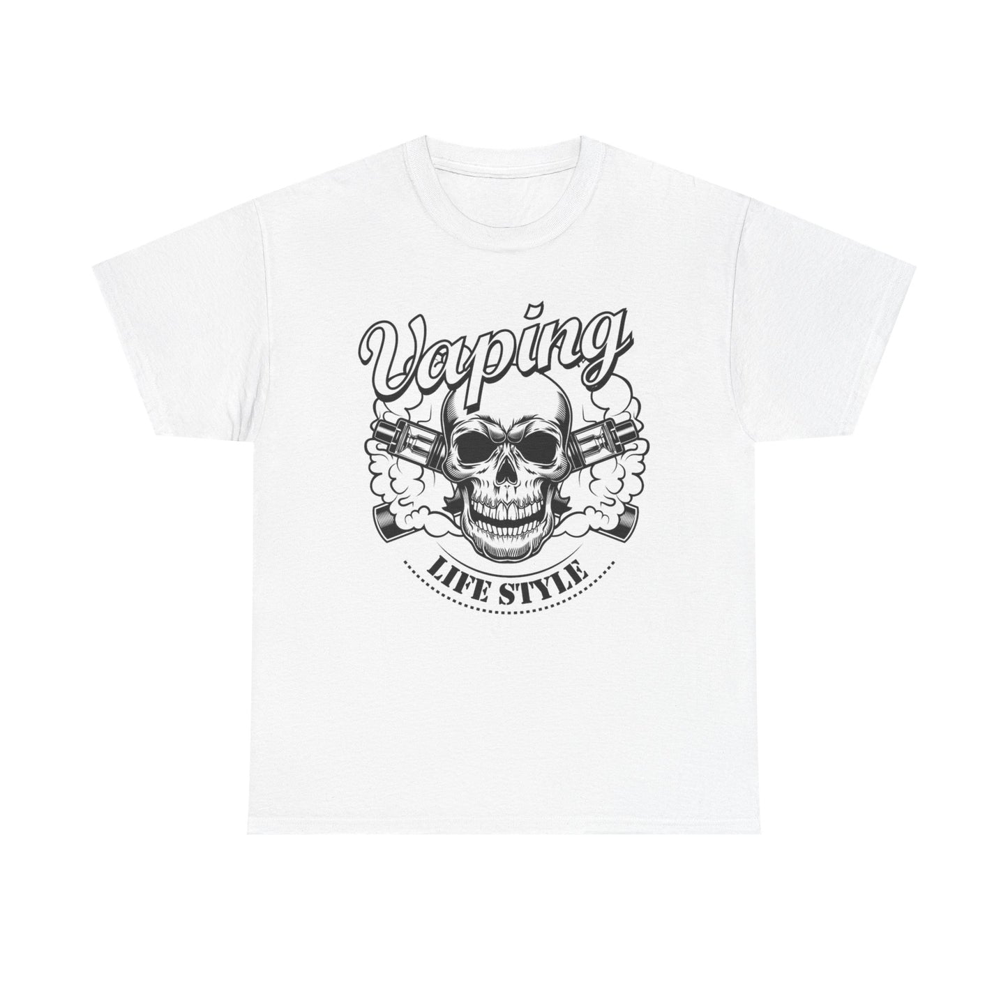 Vaping Lifestyle Graphic T Shirt Unisex Heavy Cotton Tee
