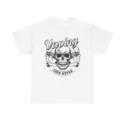 Vaping Lifestyle Graphic T Shirt Unisex Heavy Cotton Tee