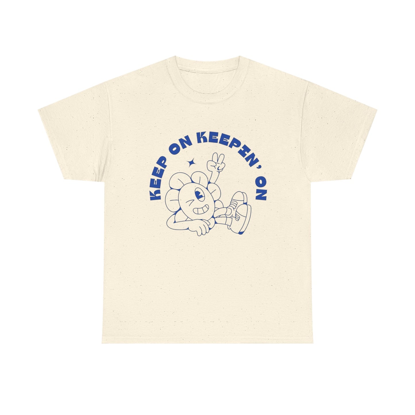 Keep On Truckin On Graphic T Shirt Unisex Heavy Cotton Tee