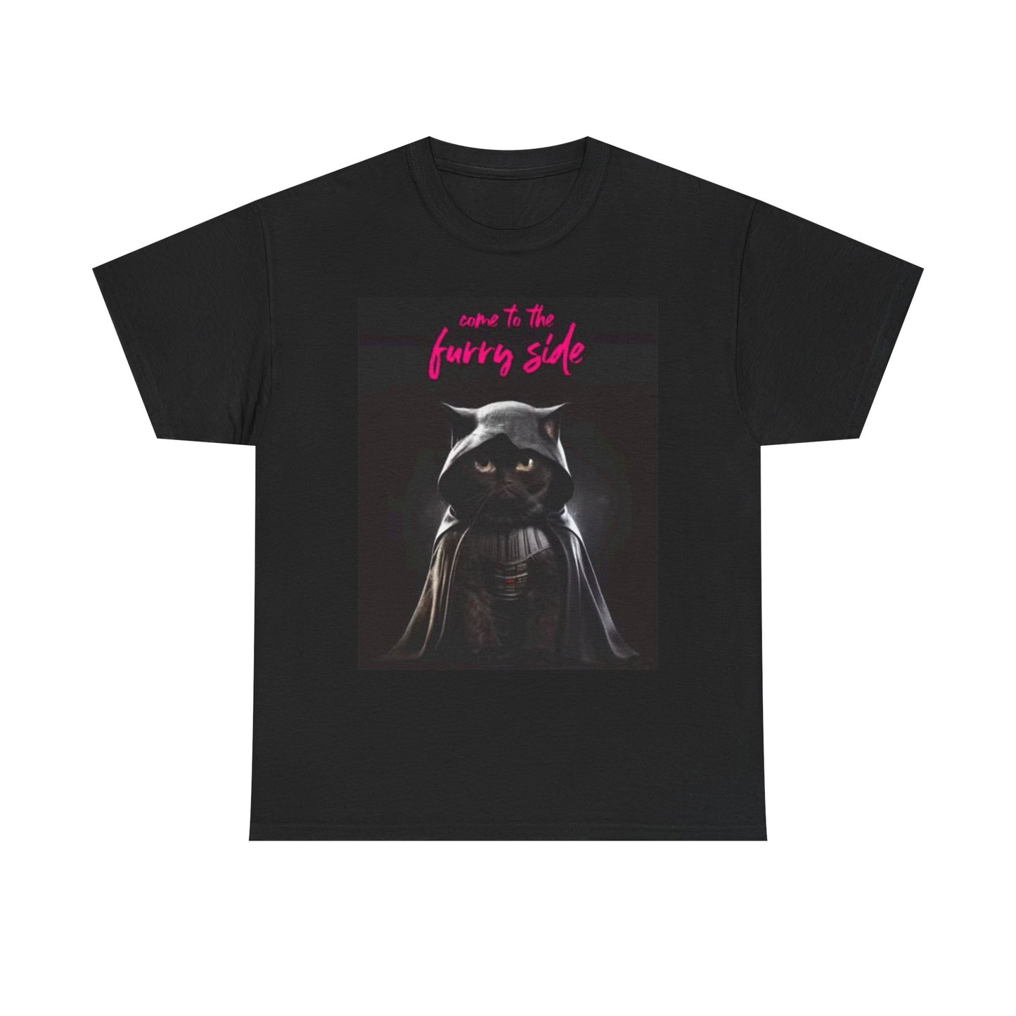 Come To The Furry Side Graphic T Shirt Funny Cat Kittens Unisex Heavy Cotton Tee