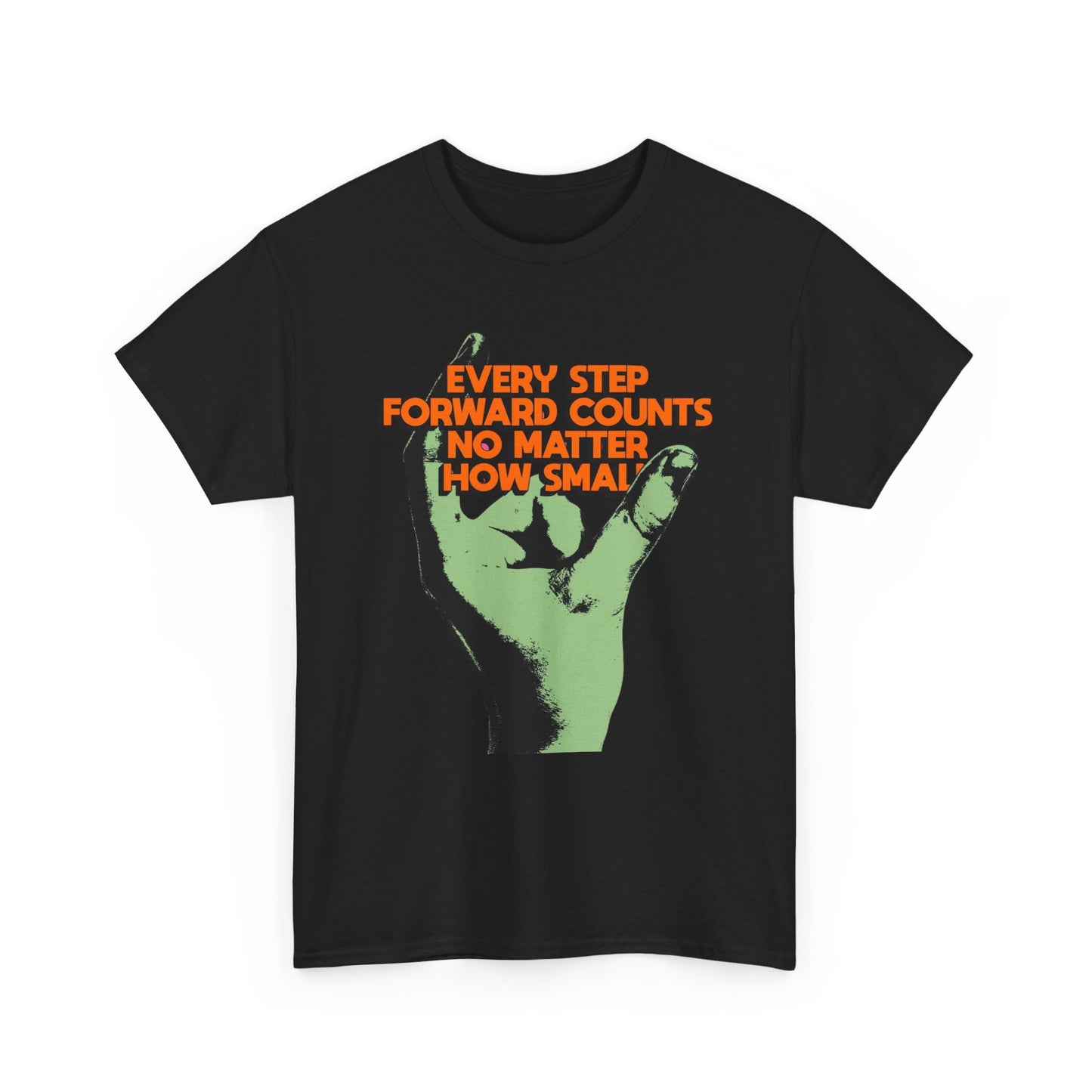 Every Step Forward Counts Graphic T-Shirt Unisex Heavy Cotton Tee Gift