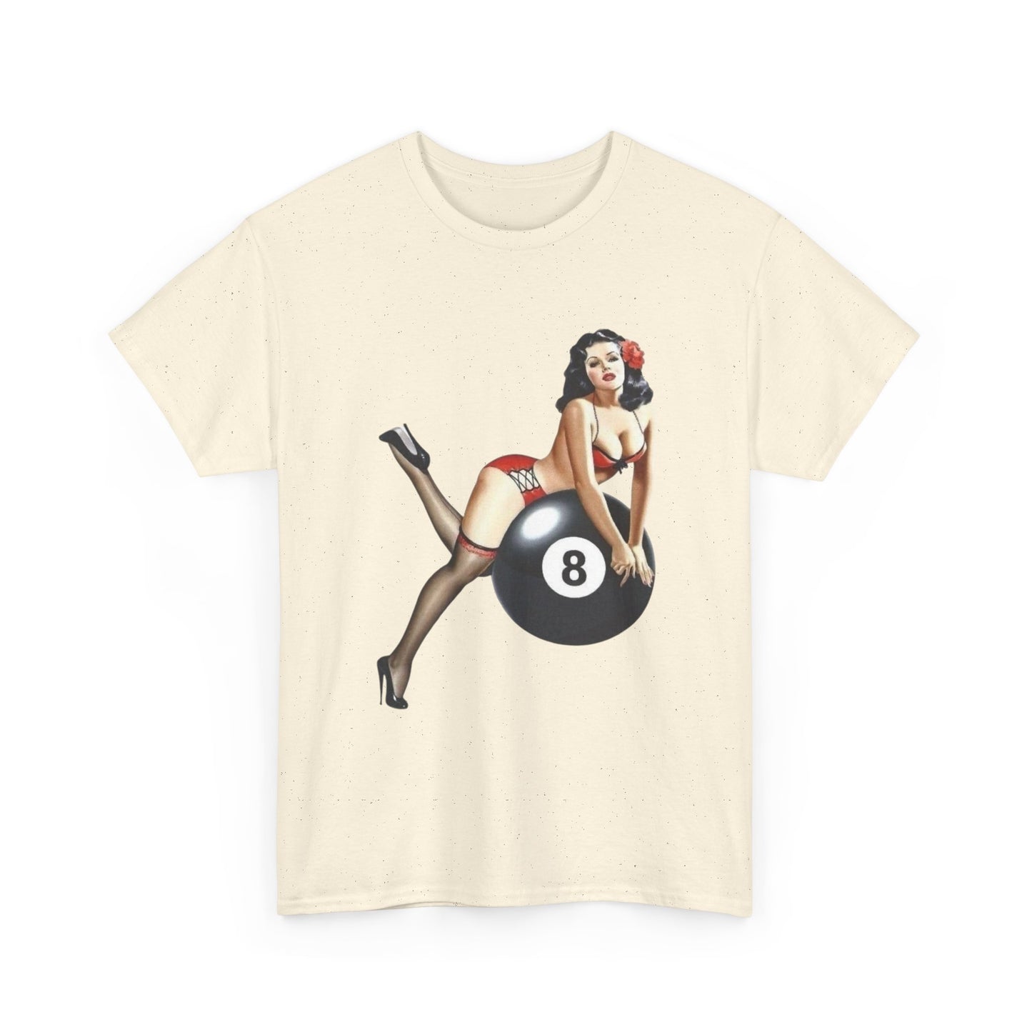 8ball Pin Up Model Graphic T Shirt NEW ADULT