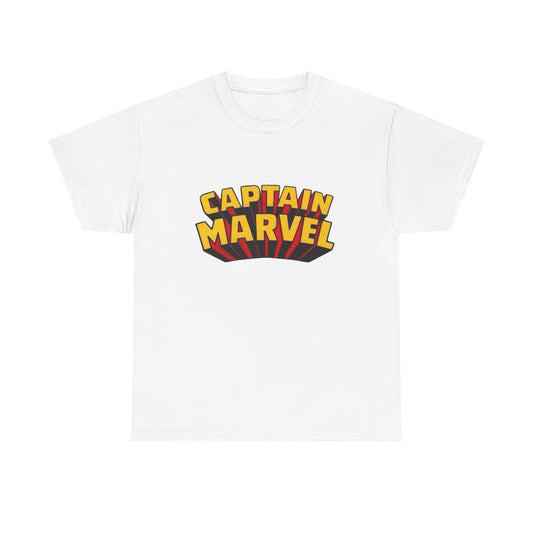 Captain Marvel Graphic T Shirt NEW Unisex Heavy Cotton Tee