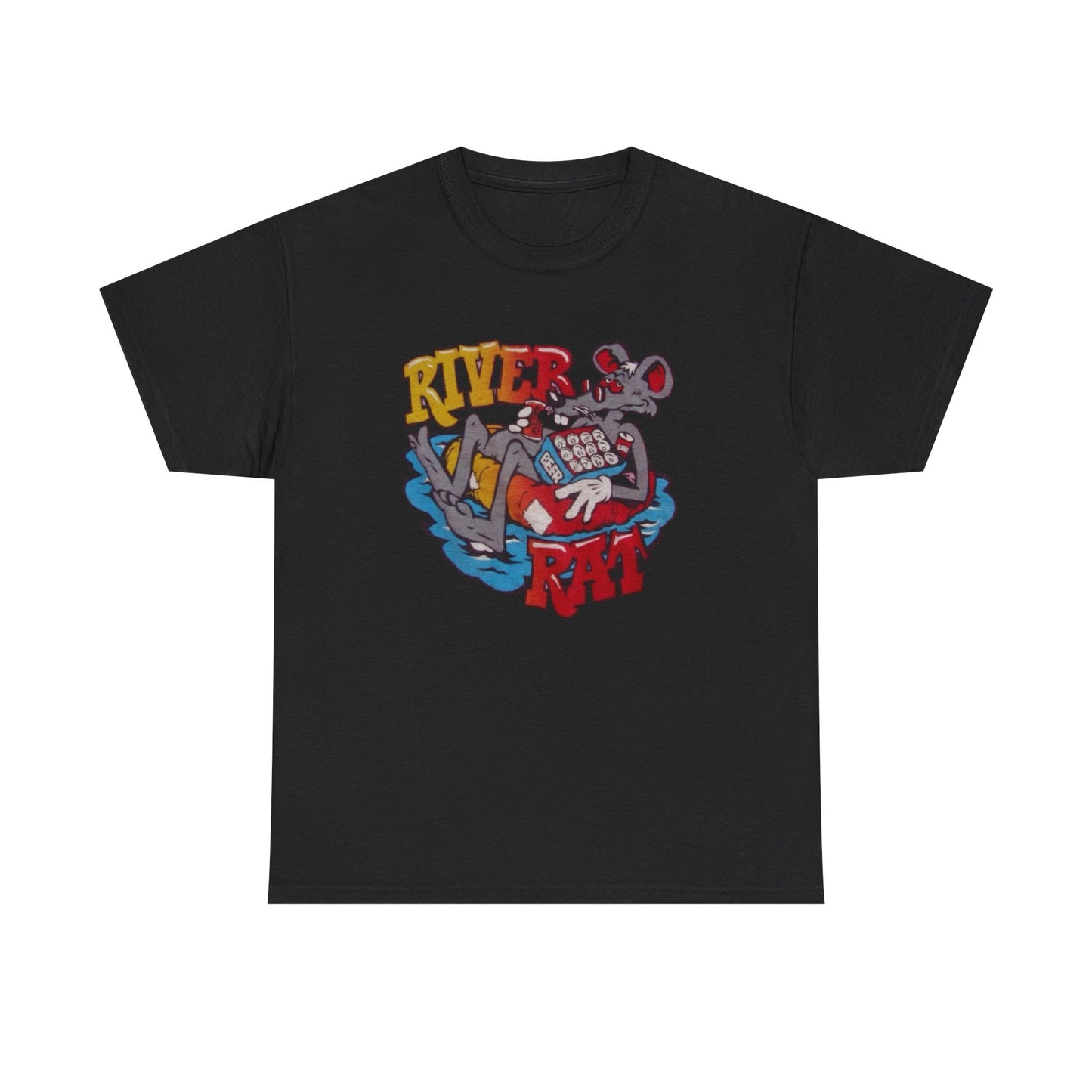 River Rat Vintage Graphic T Shirt S-5XL NEW Unisex Heavy Cotton Tee