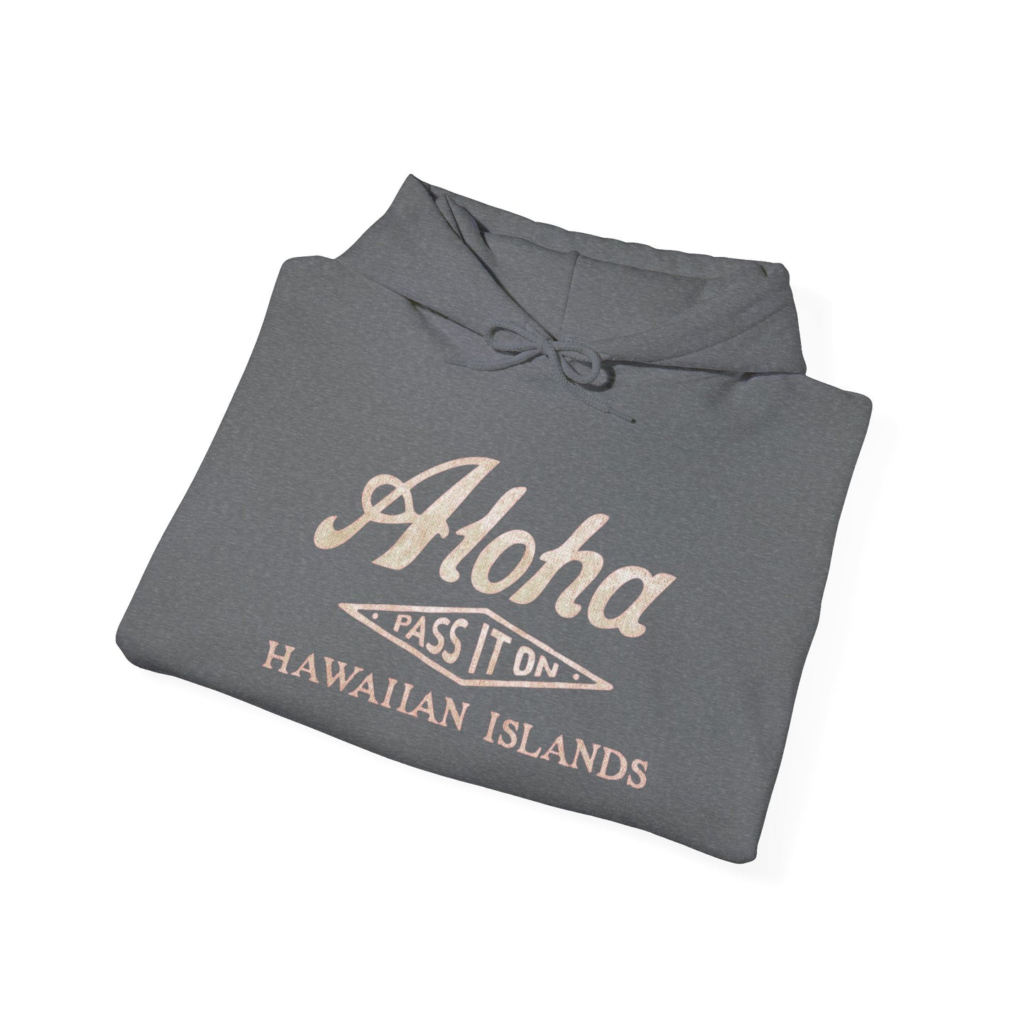 Aloha Hawaiian Islands Graphic Hoodie Unisex Heavy Blend™ Hooded Sweatshirt