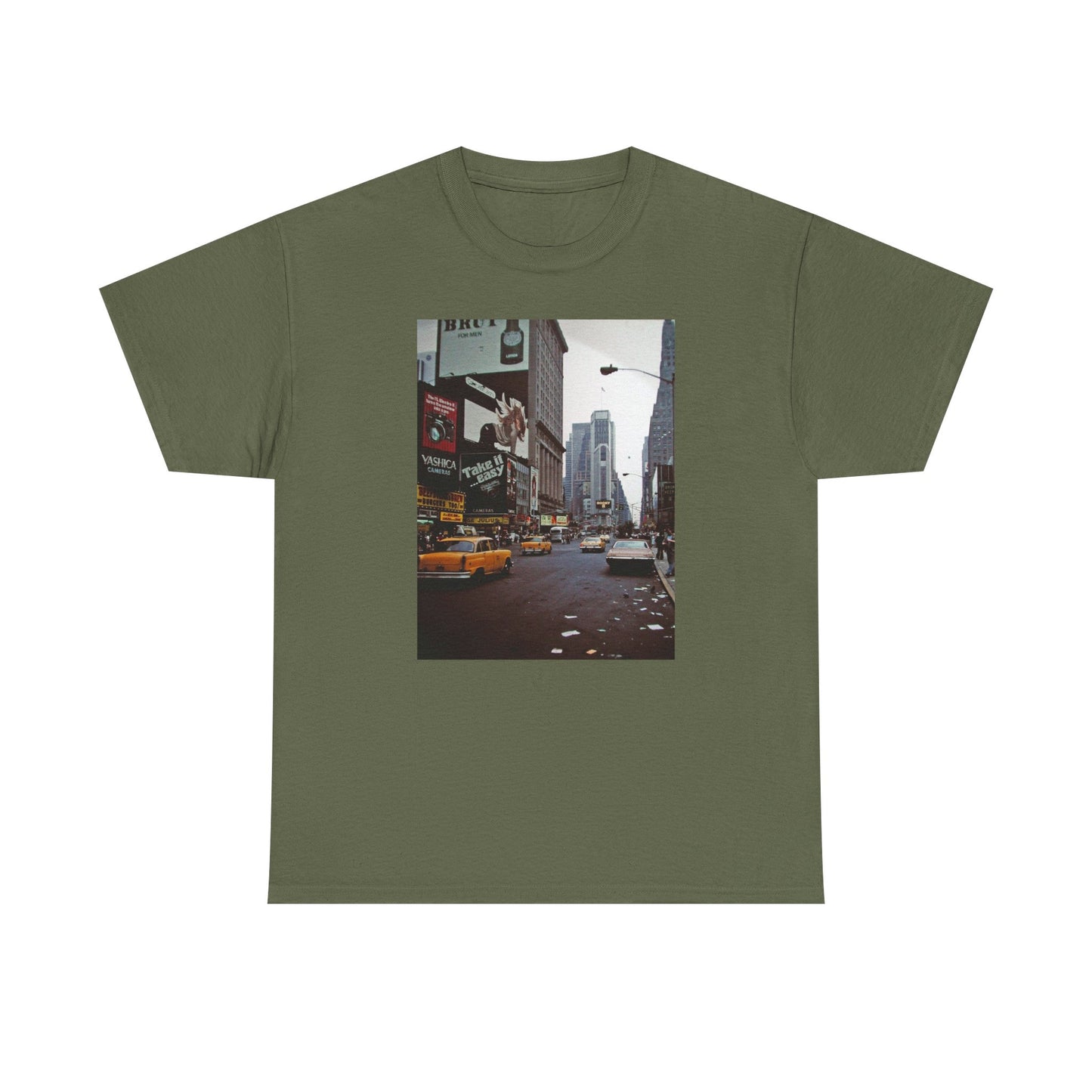 New York retro vintage supreme style Heavy Cotton Tee