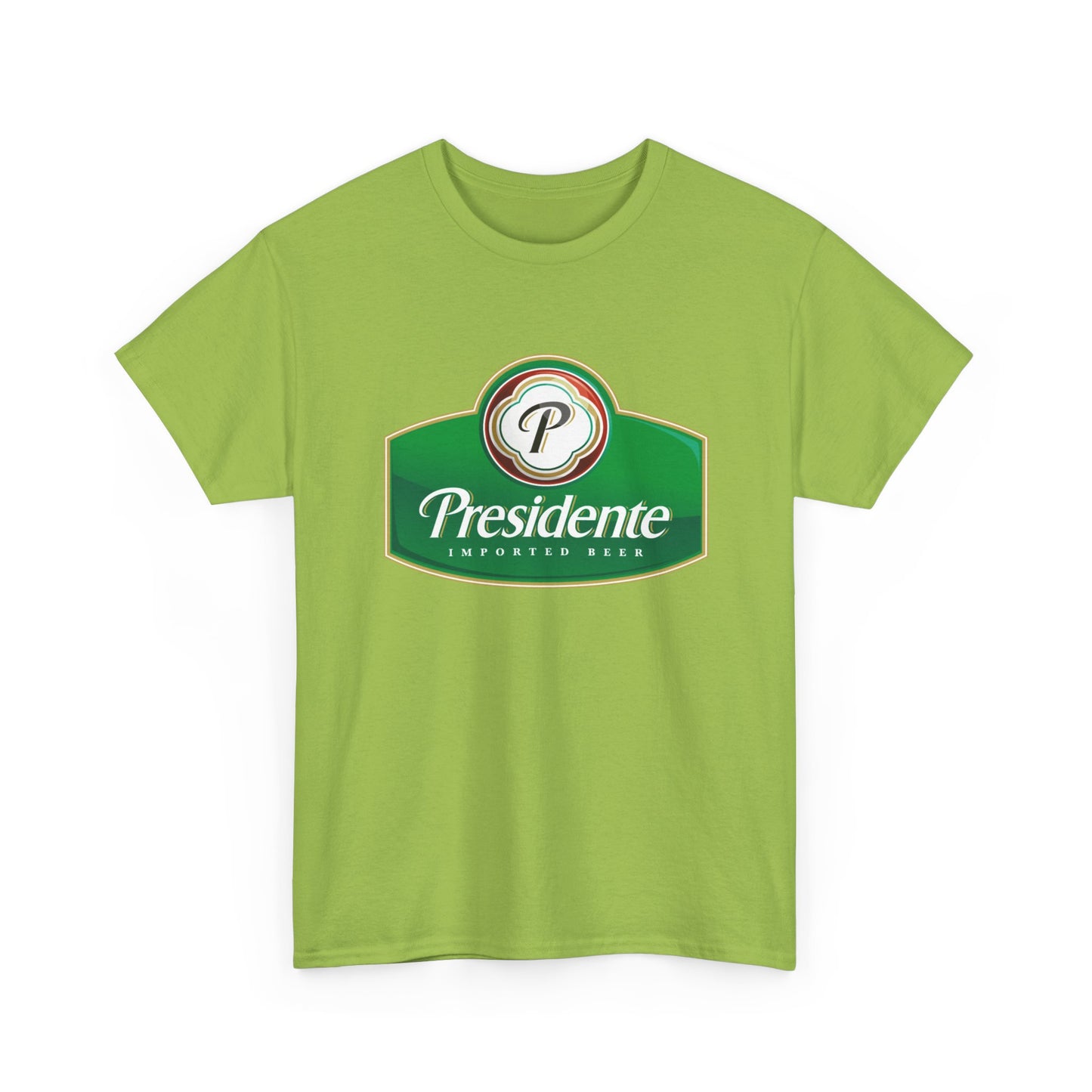 Presidente Beer Logo Shirt Retro Poster Unisex Heavy Cotton Tee