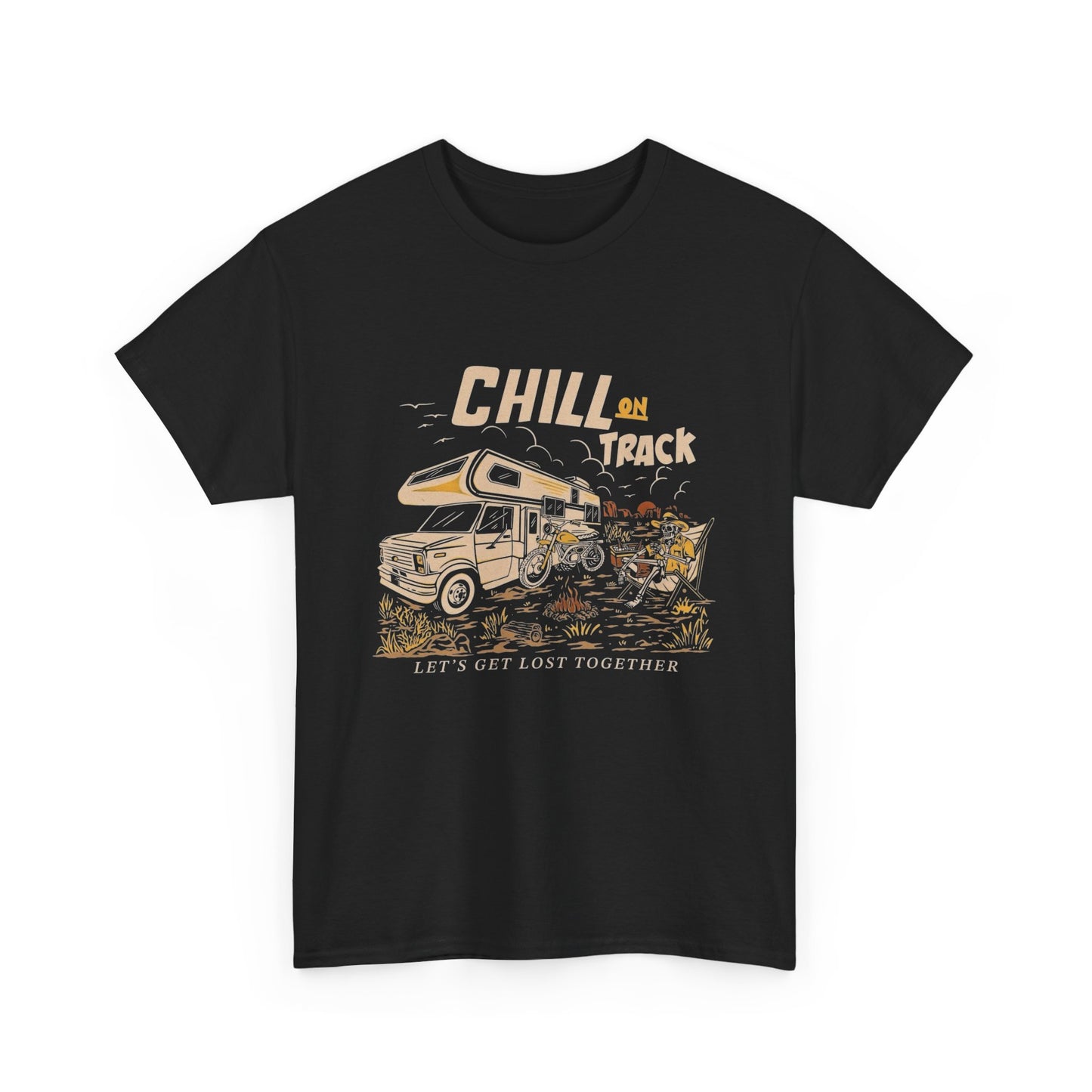Lets Get Lost Together Graphic T Shirt Unisex Heavy Cotton Tee