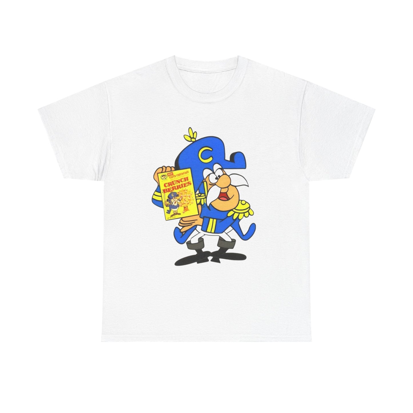 Captain Crunch Vintage Cereal Graphic T Shirt S-5XL NEW Unisex Heavy Cotton Tee