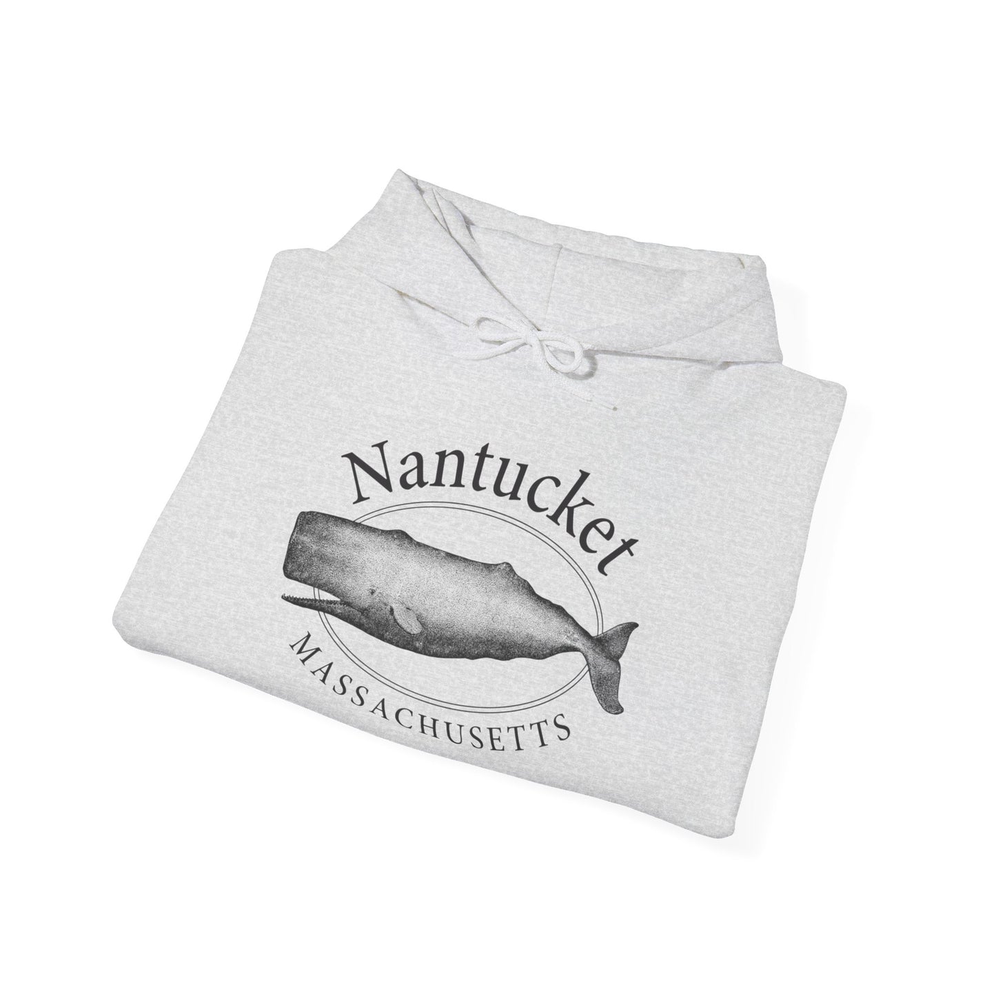 Nantucket Massachusetts Graphic Hoodie Unisex Heavy Blend™ Hooded Sweatshirt