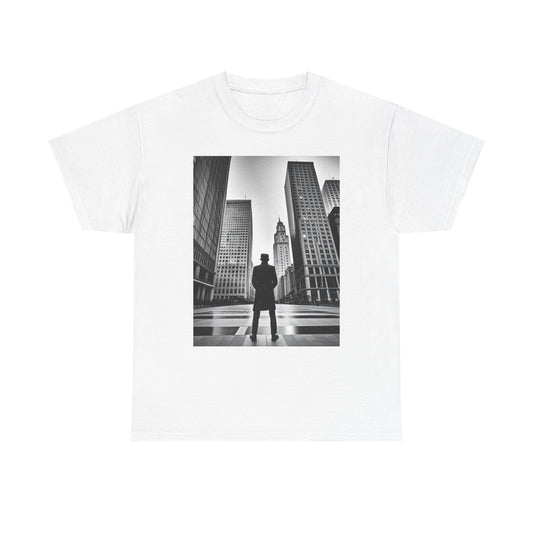 Chicago modern city vintage supreme style Heavy Cotton Tee