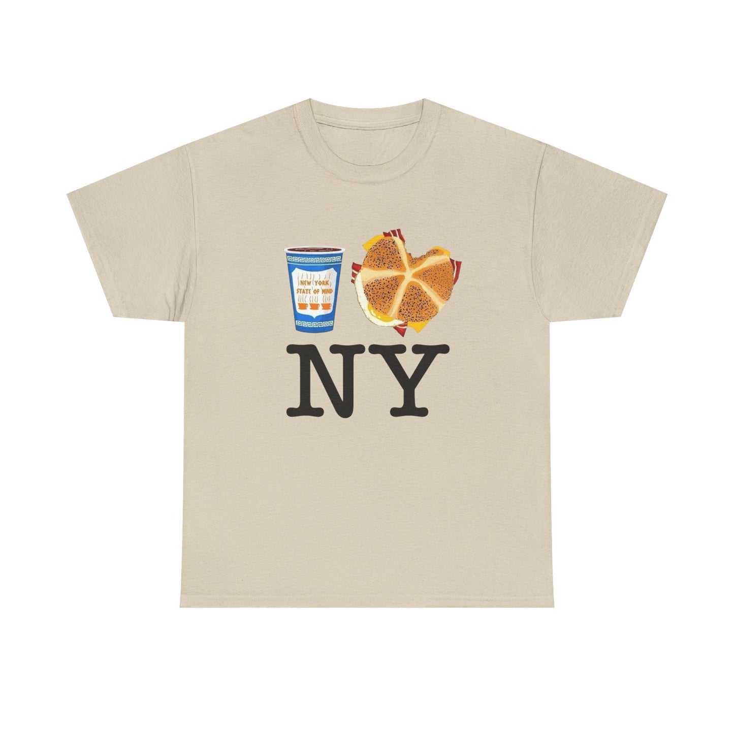 I Love New York Bodega Breakfast Graphic T Shirt Unisex NEW Heavy Cotton Tee