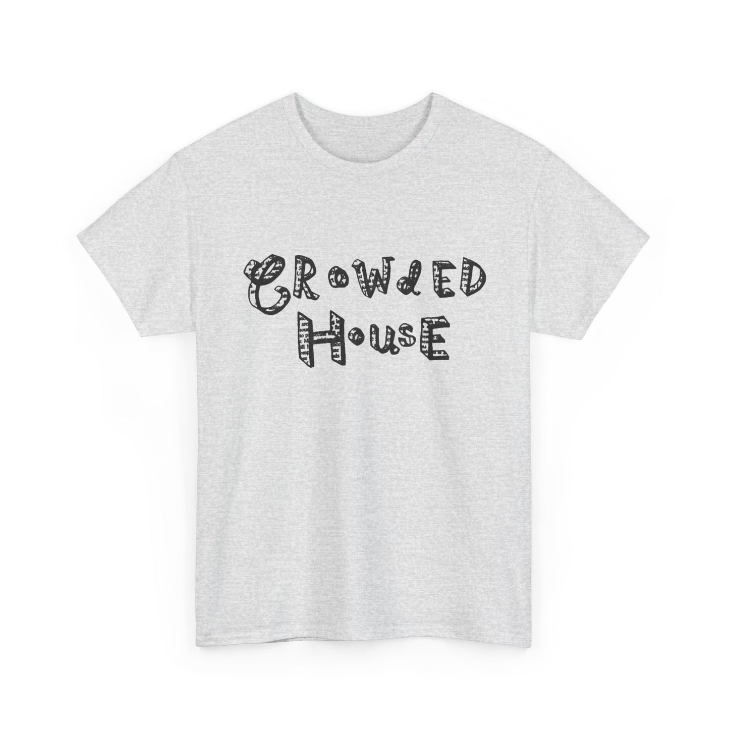 Crowded House Retro Graphic T Shirt NEW Unisex Heavy Cotton Tee