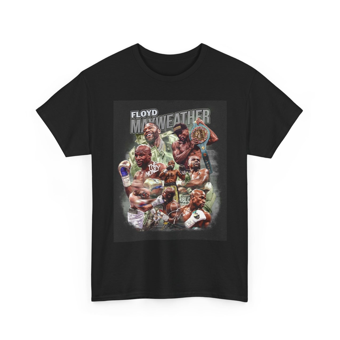 Floyd Mayweather Boxing Graphic T Shirt Vintage Unisex Heavy Cotton Tee