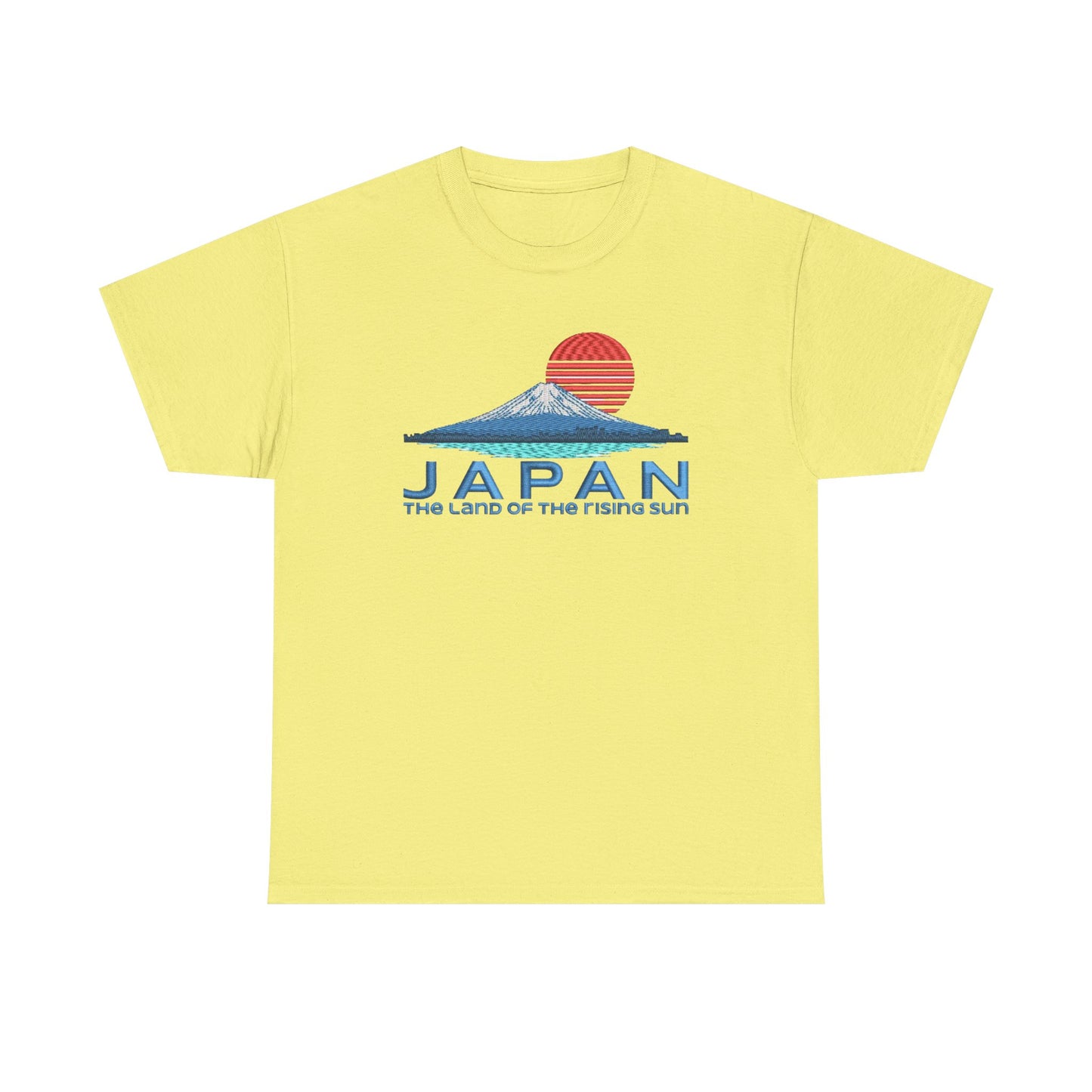 Japan Land Of The Rising Sun Graphic T Shirt NEW Unisex Heavy Cotton Tee