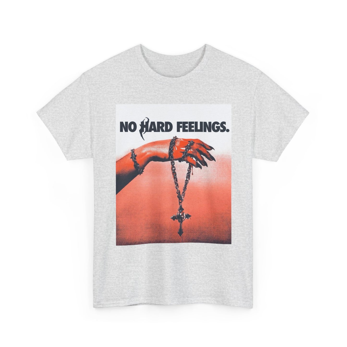 No Hard Feelings Graphic T Shirt NEW Unisex Heavy Cotton Tee