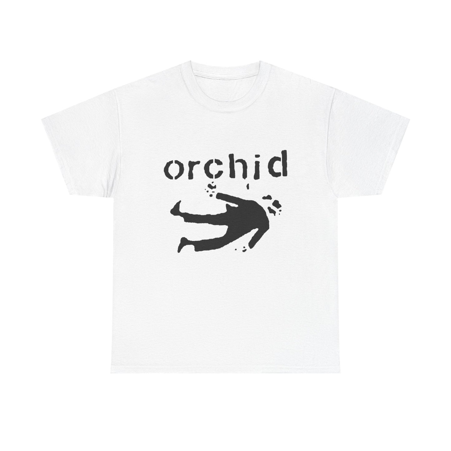 Orchid Graphic T Shirt Unisex Heavy Cotton Tee
