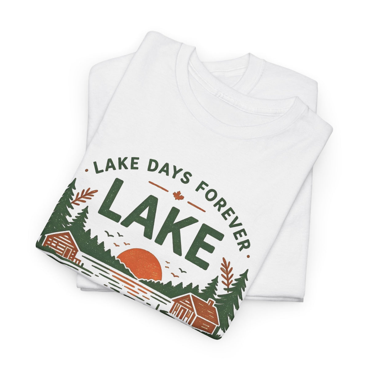 Ontario Cabin Lake T-Shirt | Lake Days Forever, No Phones Just Pine Trees Men's Graphic T Shirt
