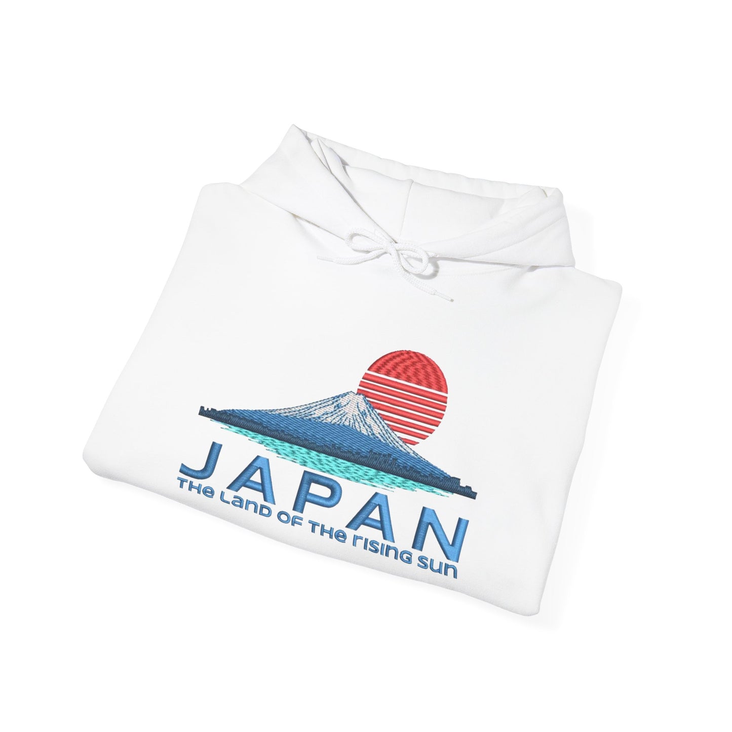 Japan Land Of The Rising Sun Graphic Hoodie Heavy Blend Sweatshirt NEW