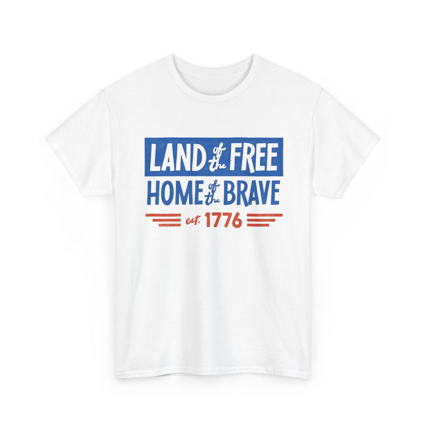 USA Land Of The Free 1776 Graphic T Shirt NEW ADULT TEE VINTAGE