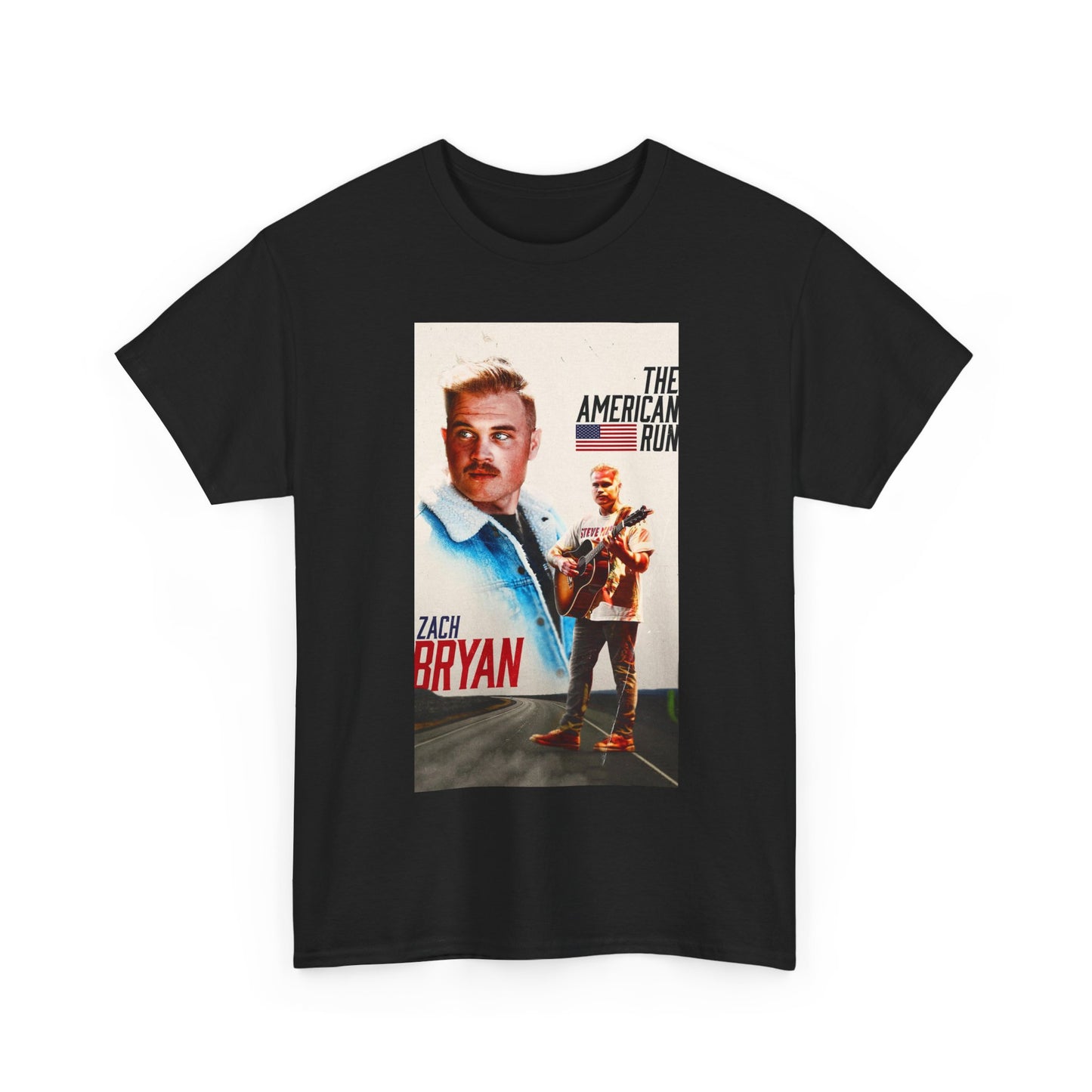 Zach Bryan T-shirt country music cowboy vintage cowgirls graphic Unisex Heavy