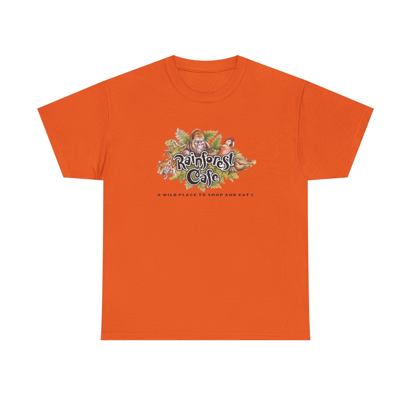 Rainforest Cafe Vintage Graphic T Shirt Unisex Heavy Cotton Tee