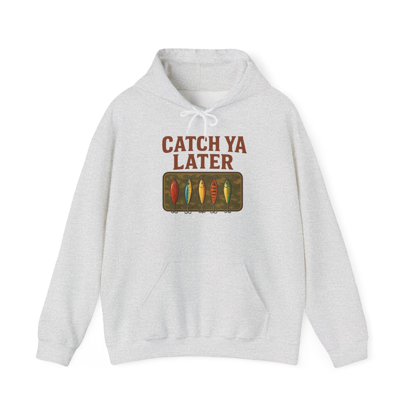 Catch Ya Later Fishing Graphic Hoodie Heavy Blend™ NEW Sweatshirt