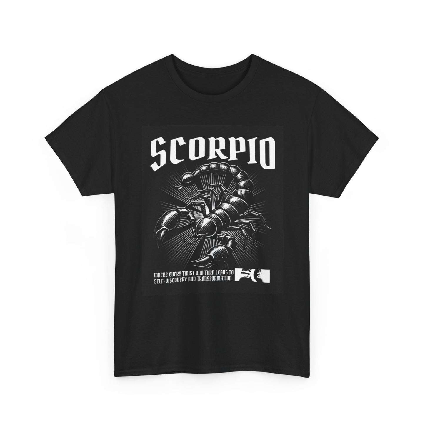Scorpio Zodiac Astrology Sign Graphic T Shirt Unisex Heavy Cotton Tee