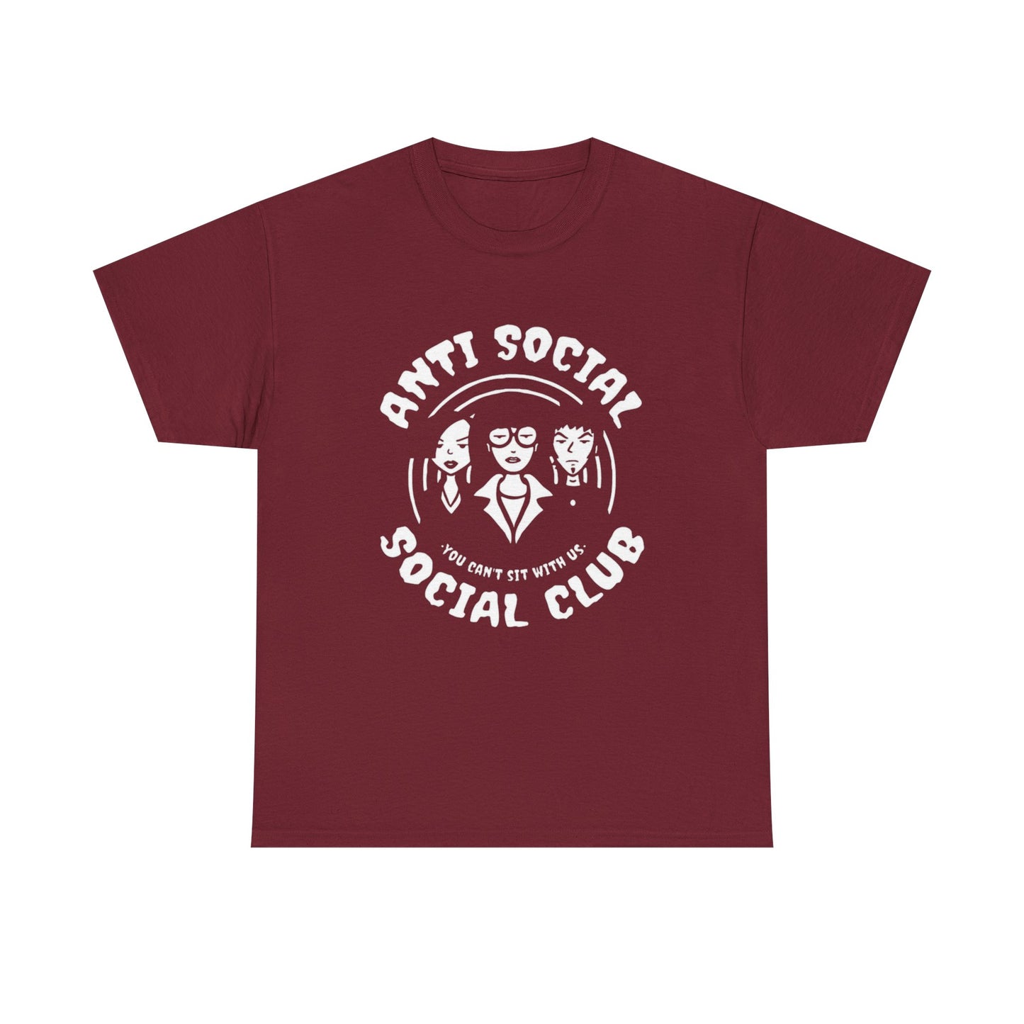 Anti Social Club Graphic T Shirt Unisex Heavy Cotton Tee