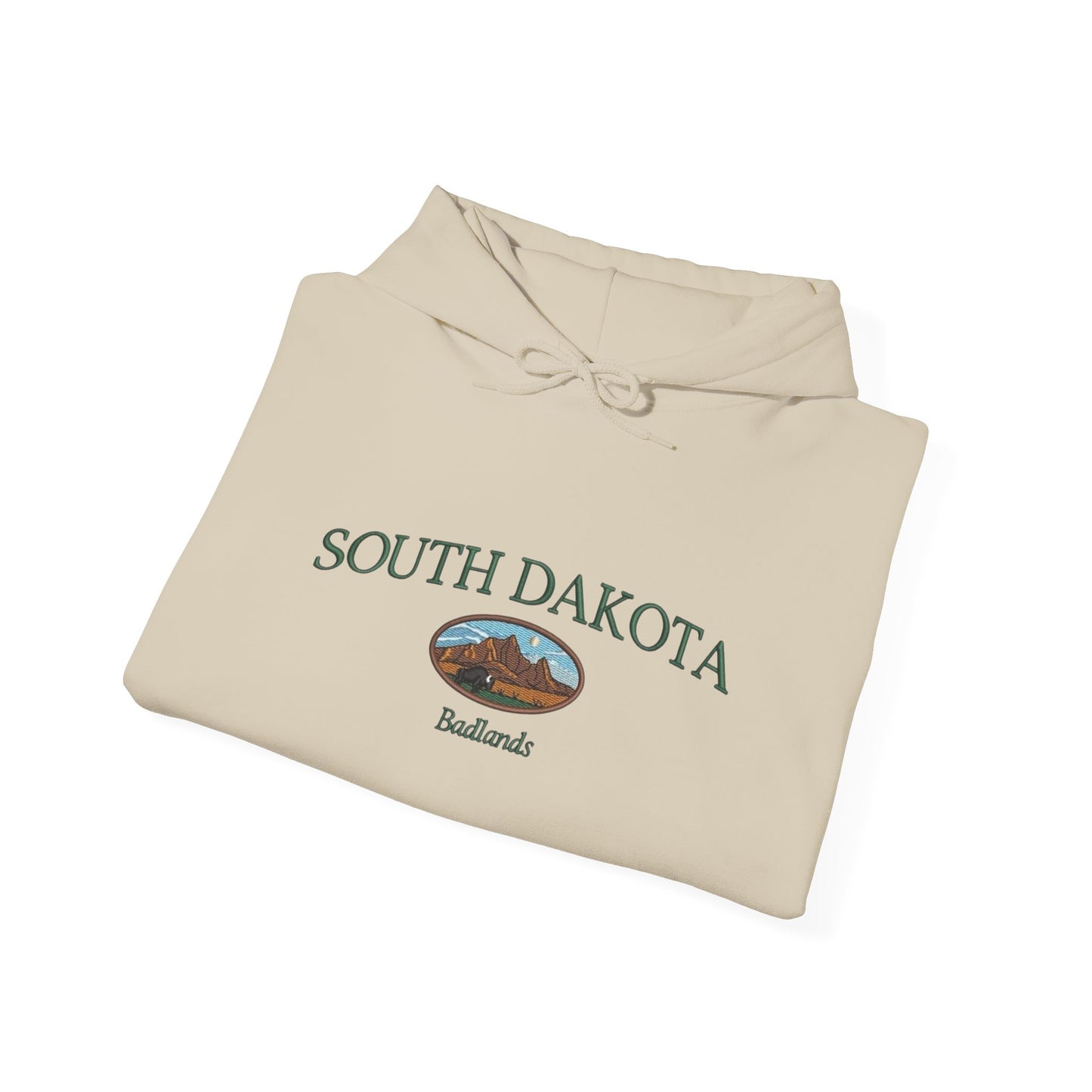 South Dakota Badlands Graphic Hoodie Heavy Blend Sweatshirt NEW