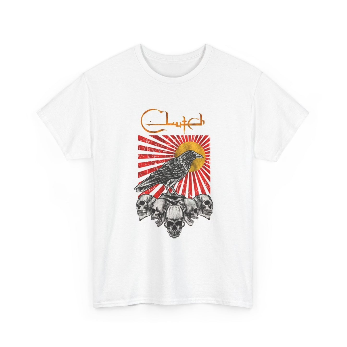 Clutch Graphic T Shirt Vintage Rock Metal Merch Unisex Heavy Cotton Tee