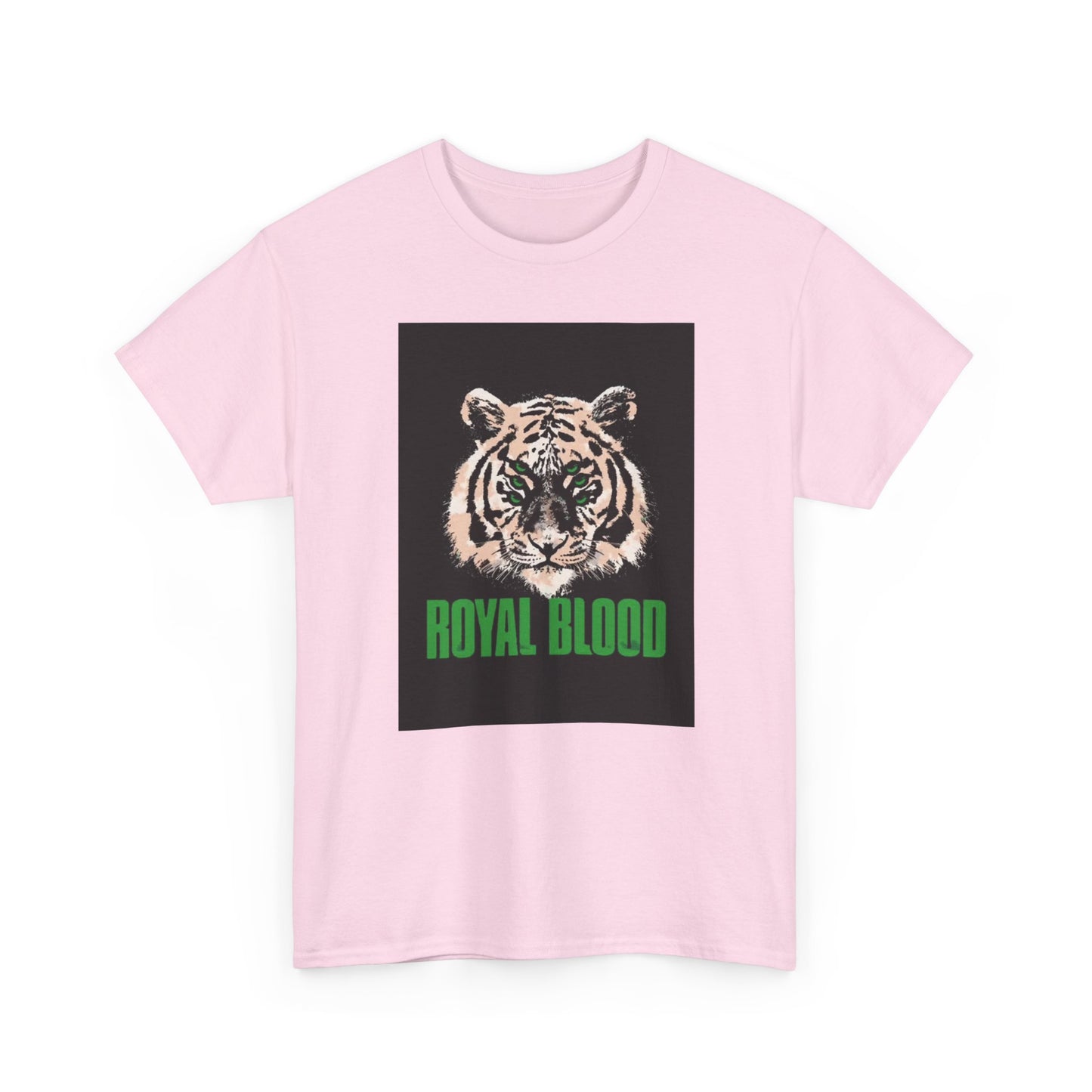 Royal Blood Tshirt Rock band Graphic Tiger Unisex Heavy Cotton Tee Vintage art