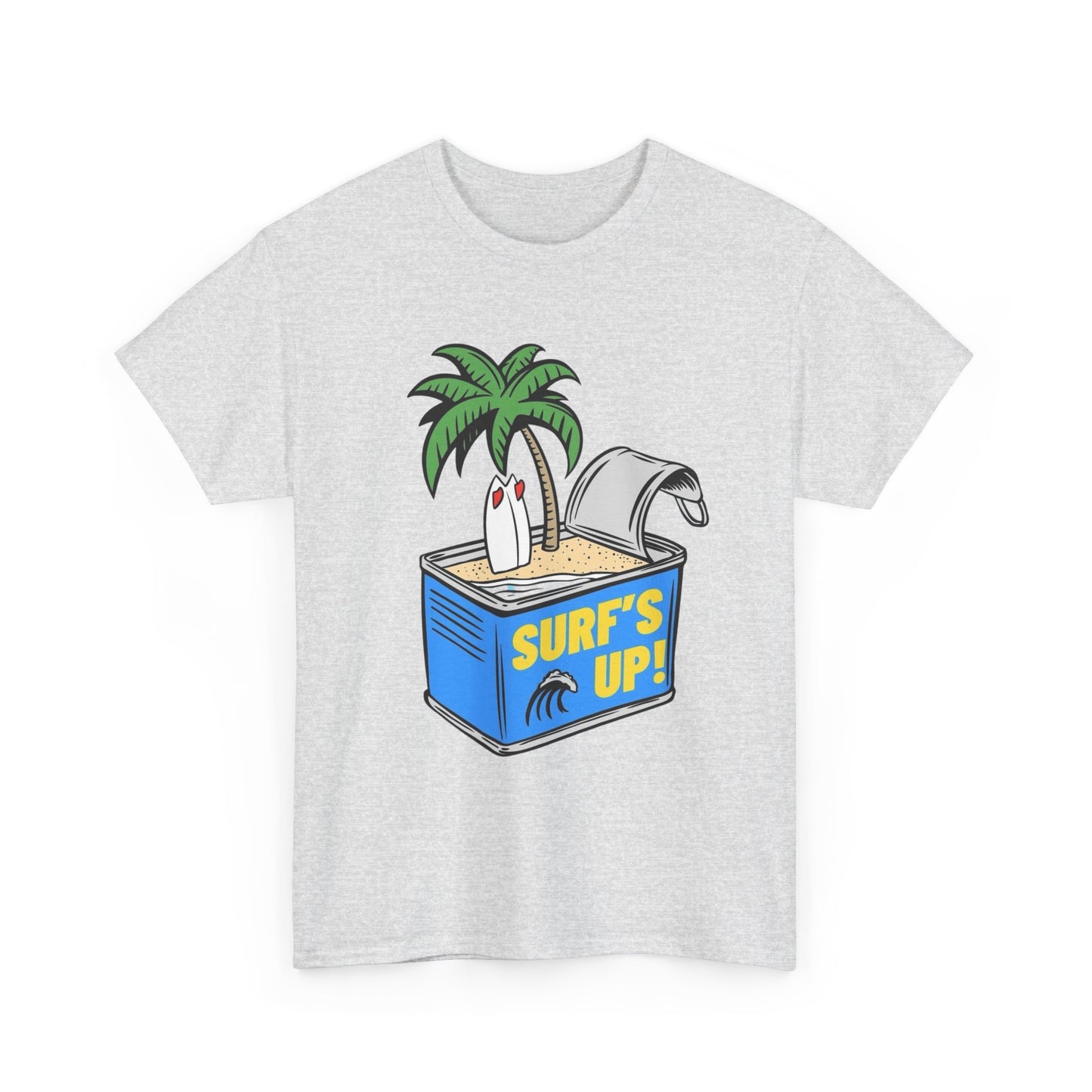 Surfs Up Graphic T Shirt Unisex Heavy Cotton Tee Gift
