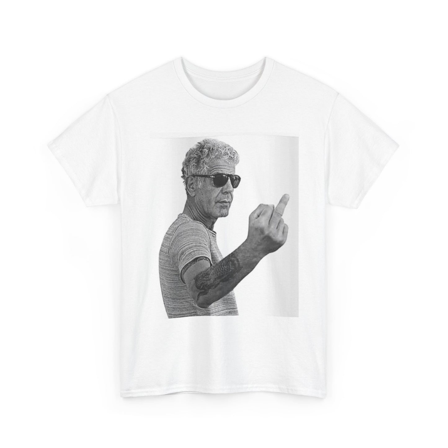 Anthony Bourdain T Shirt Retro Chefs New York Unisex Heavy Cotton Tee