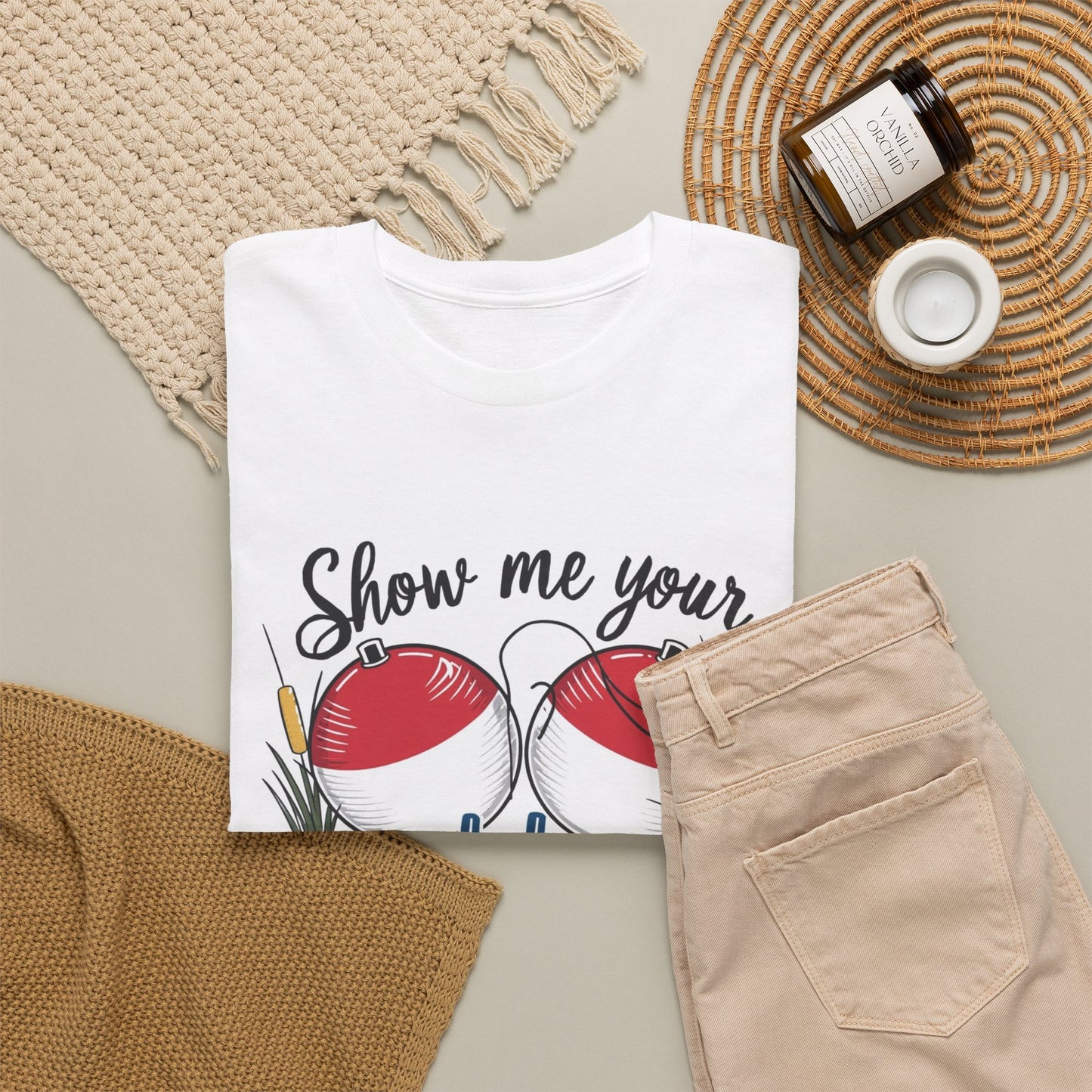 Funny Fishing Sex Jokes Graphic T Shirt Men's Heavy Cotton Tee
