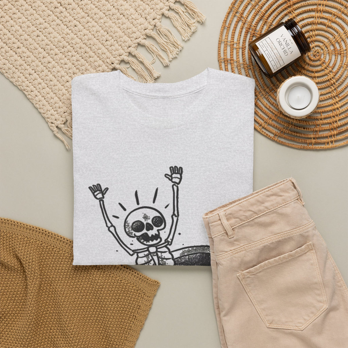 Love Is A Trap Graphic Skeleton It's a Trap T-Shirt Men's Tee