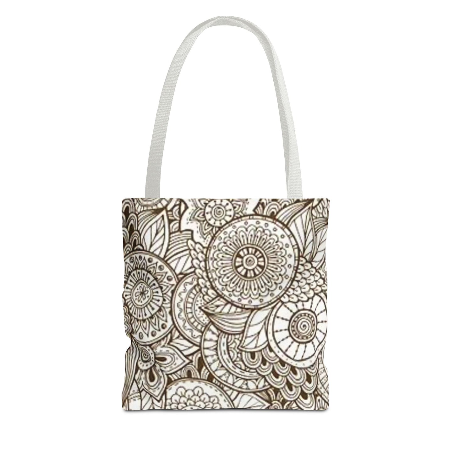Tan Design Multi Color BRAND NEW MODERN Tote Bag (AOP)