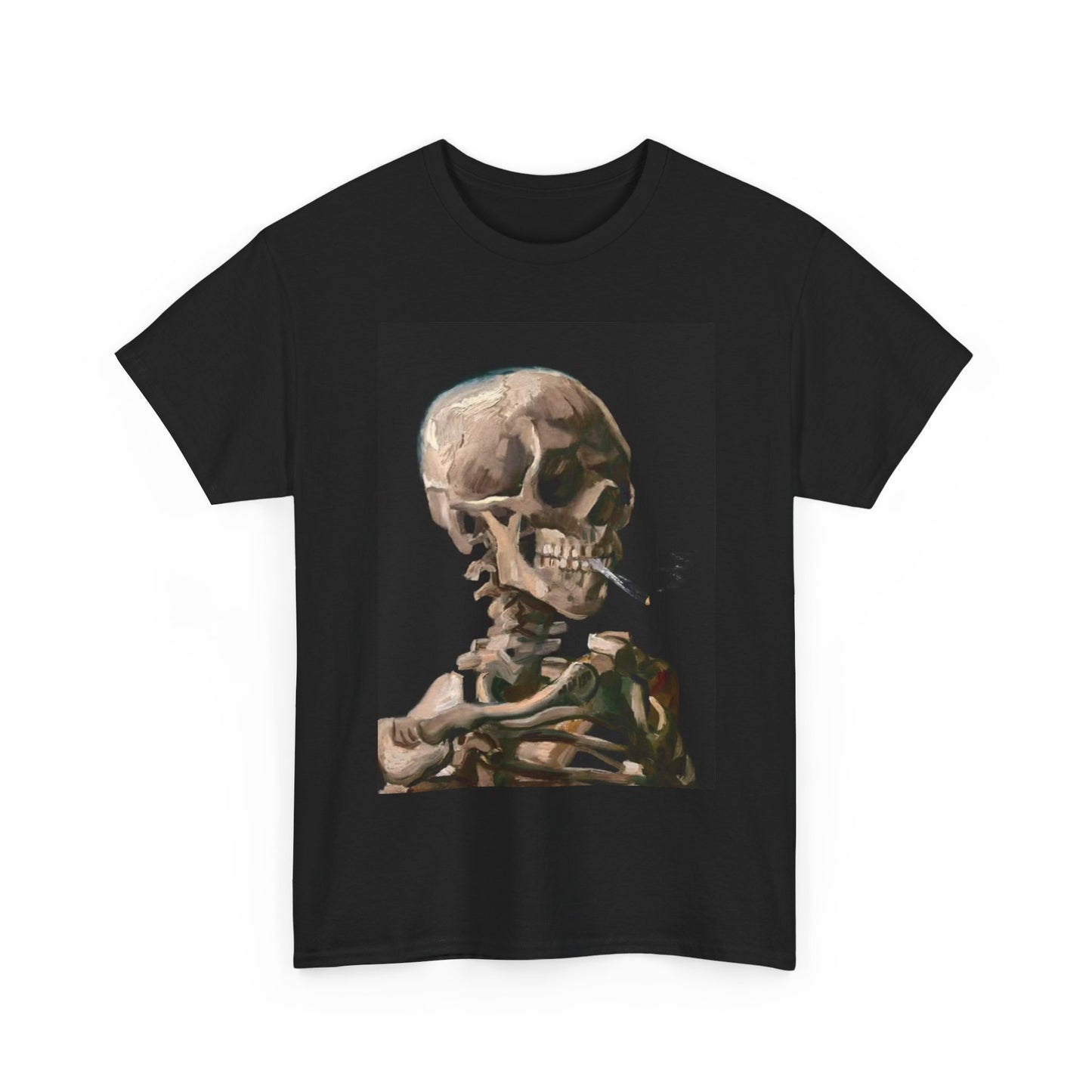 Skull Art Tshirt Vintage Tattoo retro graphic New York Unisex Heavy Cotton Tee