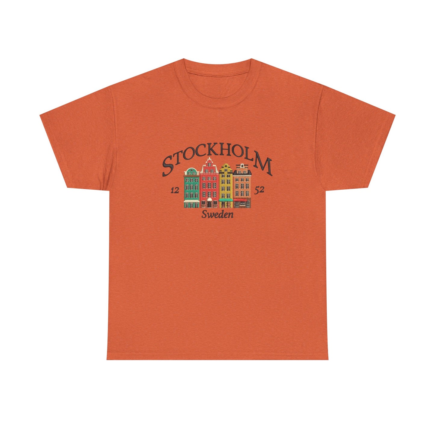 Stockholm Sweden Graphic T Shirt NEW Unisex Heavy Cotton Tee