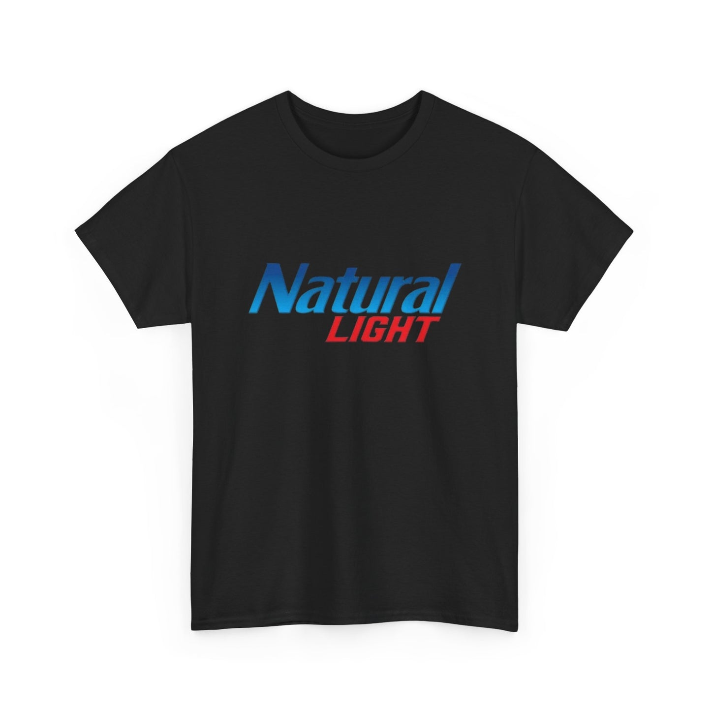 Natural Light Graphic T Shirt Unisex Heavy Cotton Tee NEW