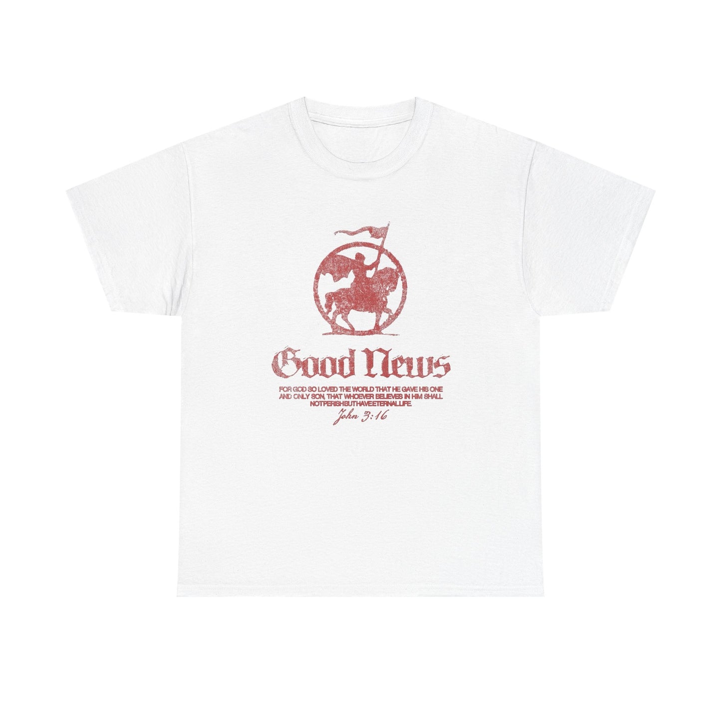Good News Jesus Graphic T Shirt Unisex Heavy Cotton Tee
