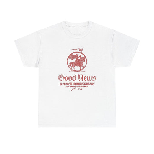 Good News Jesus Graphic T Shirt Unisex Heavy Cotton Tee