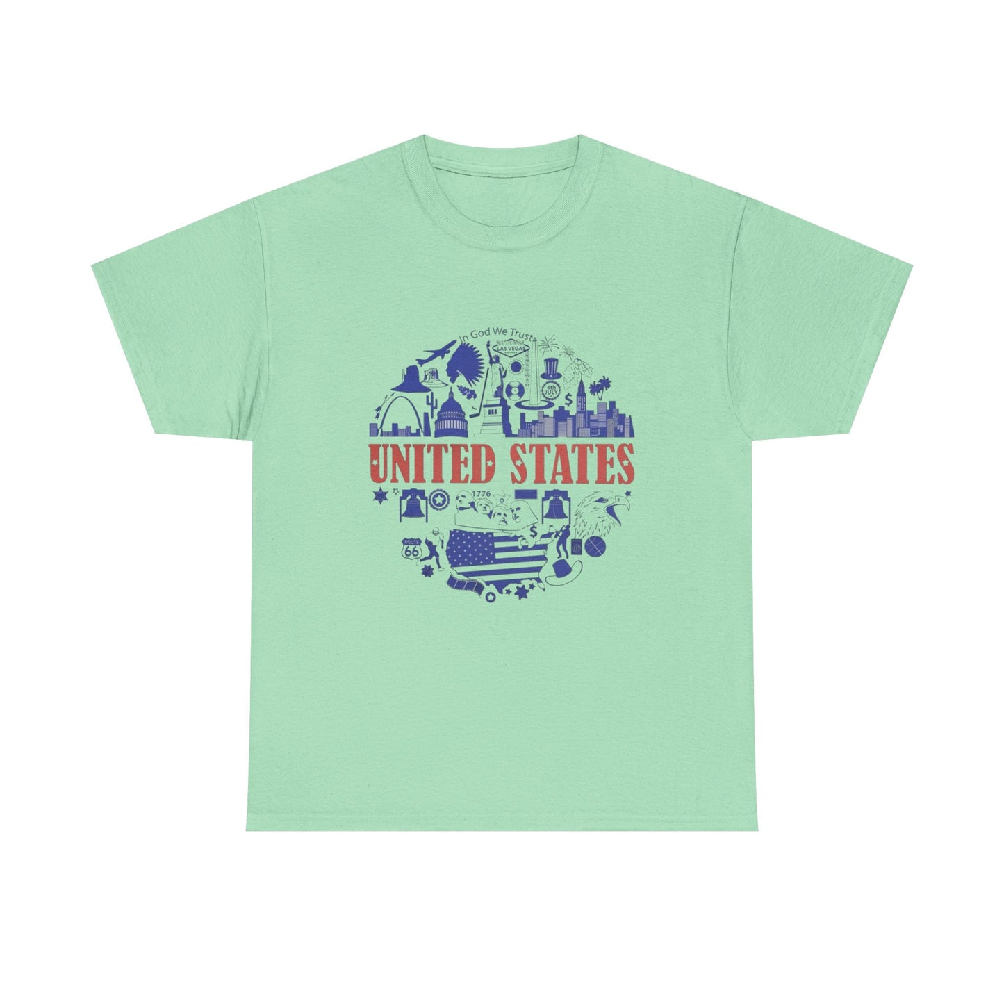 United States In God We Trust Graphic T Shirt NEW Adult Tee