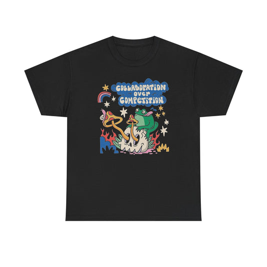 Collaboration Over Competition Graphic T Shirt NEW ADULT TEE VINTAGE