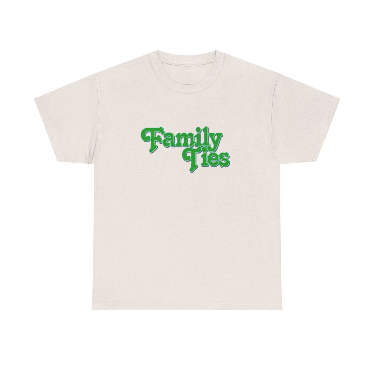 Family Ties Graphic T Shirt Vintage Retro Tv Series Unisex Heavy Cotton Tee
