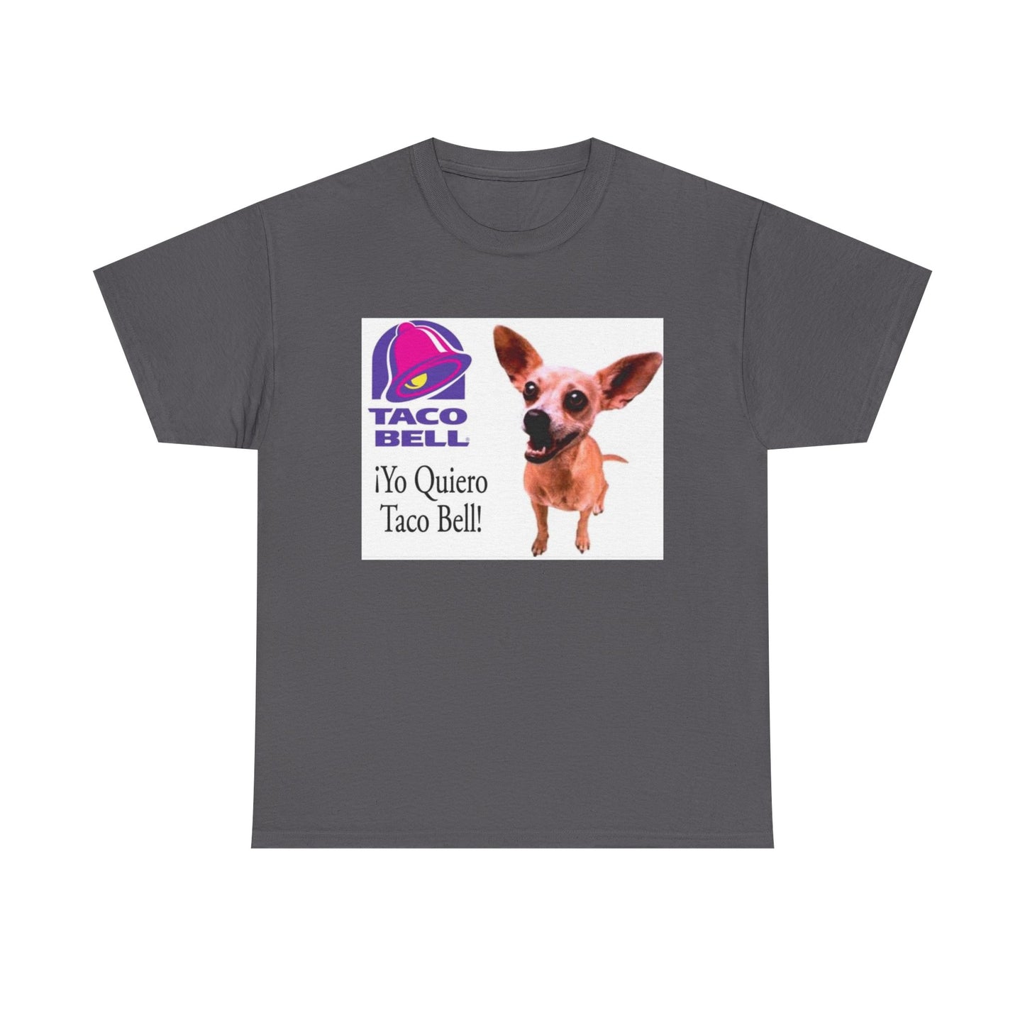 Taco Bell Shirt Funny Retro Logo Mexican Dog 90s Nostalgia Unisex Heavy Cotton