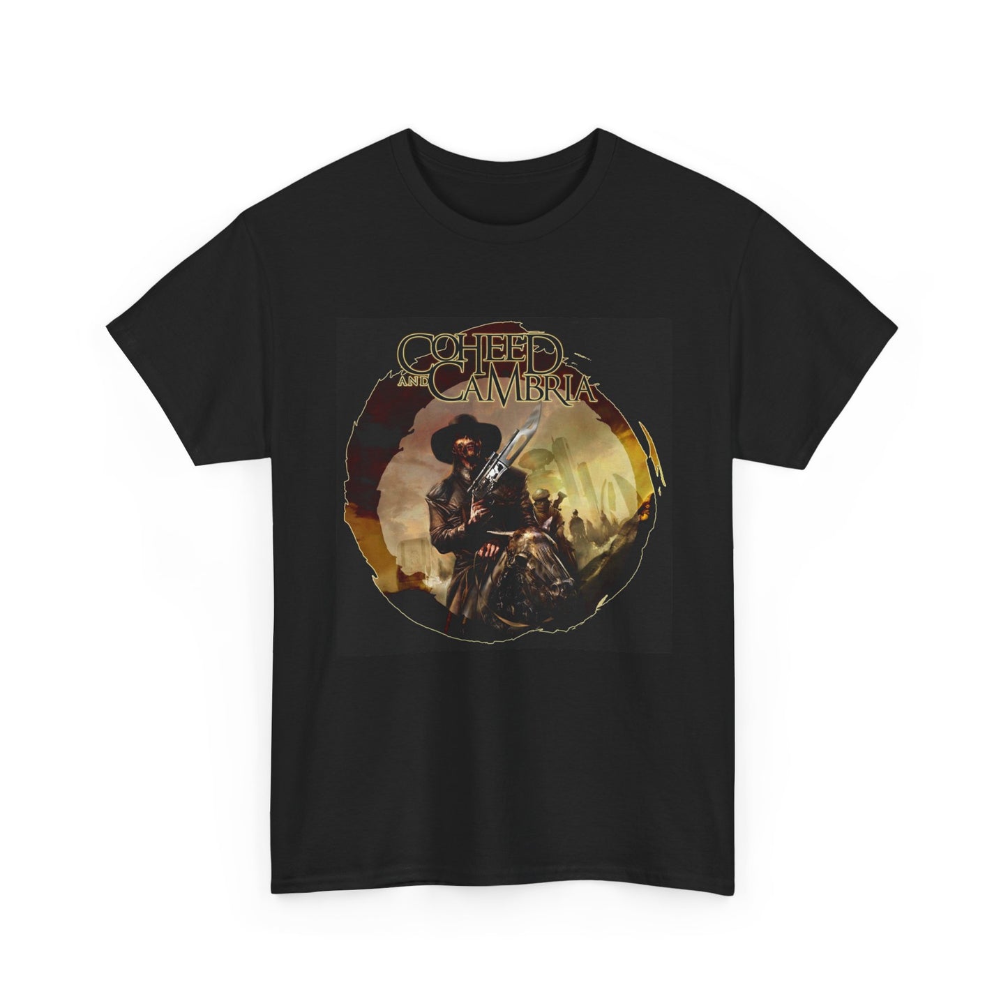 Coheed And Cambria Tshirt Retro Rock Band Merch Unisex Heavy Cotton Tee 44