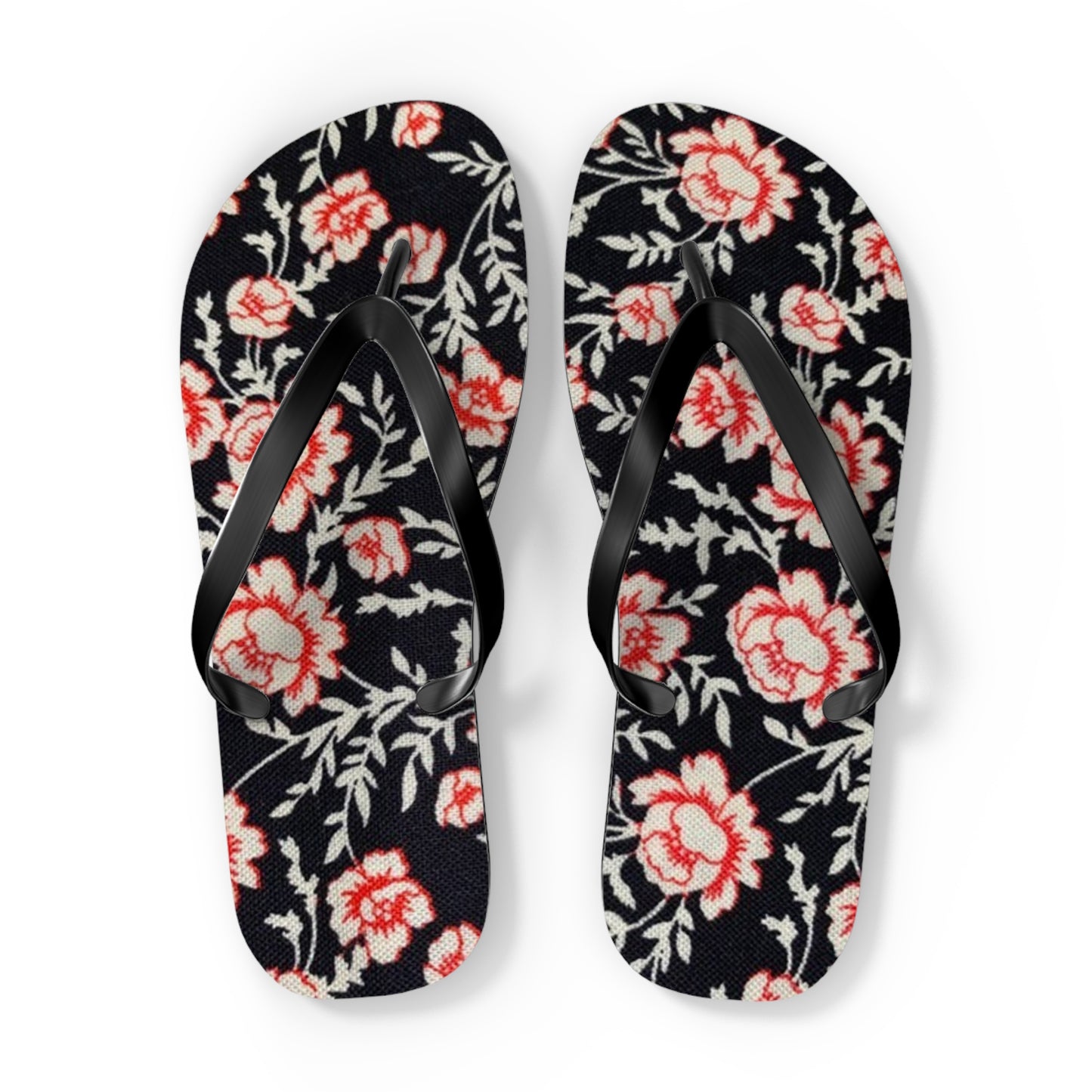 Pink Roses Sandals Summer Flip Flops Slides BRAND NEW