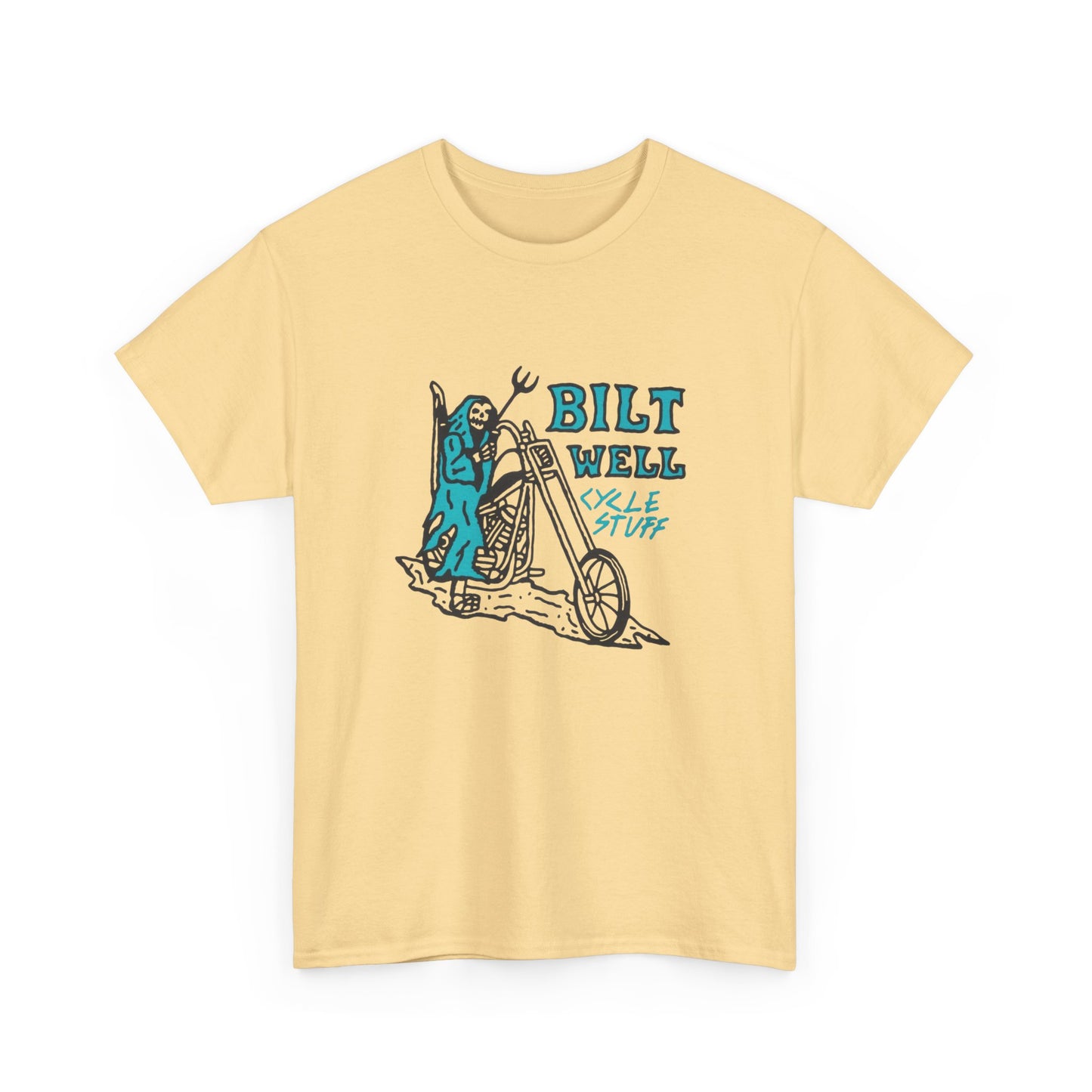 Bilt Well Motorcycle Stuff Graphic T Shirt Unisex Heavy Cotton Tee